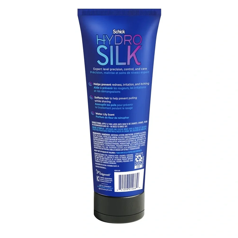 Schick Hydro Silk Shave Cream & 24-Hour Moisturizer, NEW